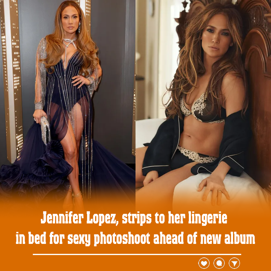 Jennifer Lopez Strips To Her Lingerie In Bed For Sexy Photoshoot Ahead Of New Album News