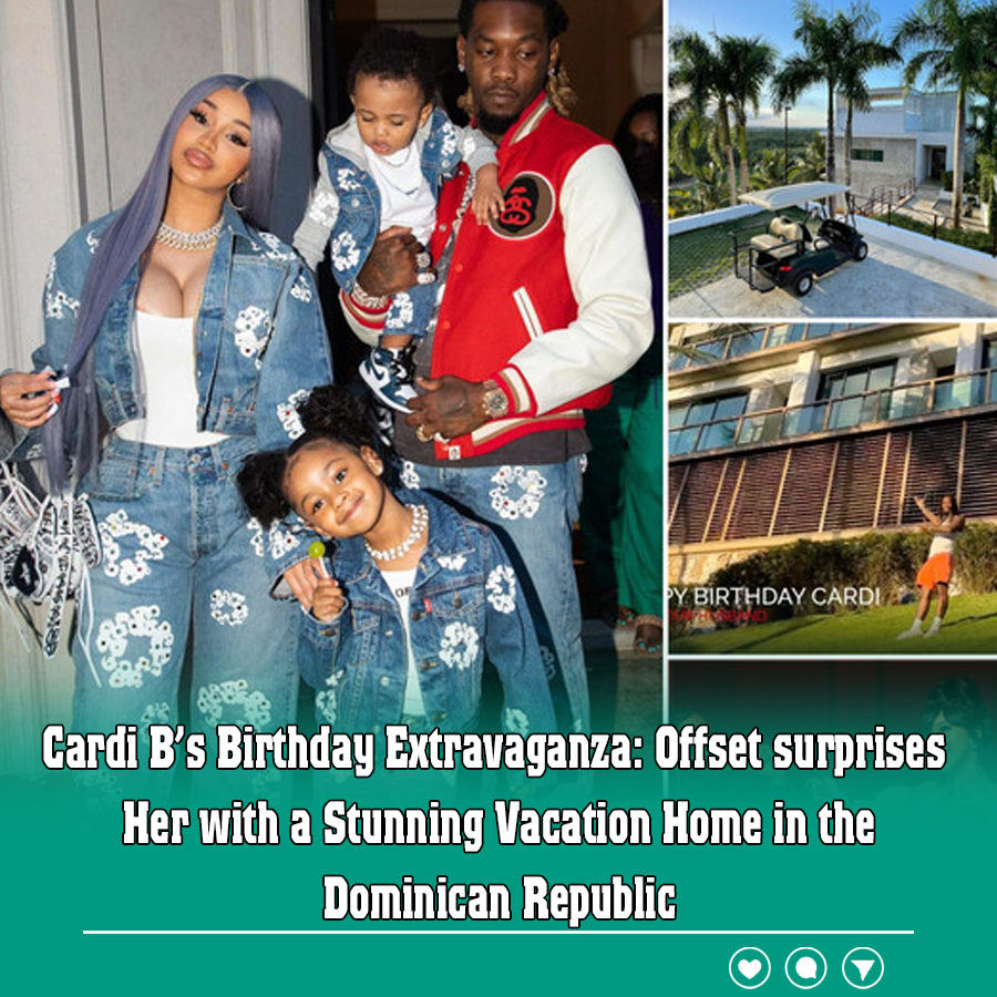 Cardi B’s Birthday Extravaganza: Offset Surprises Her With A Stunning ...