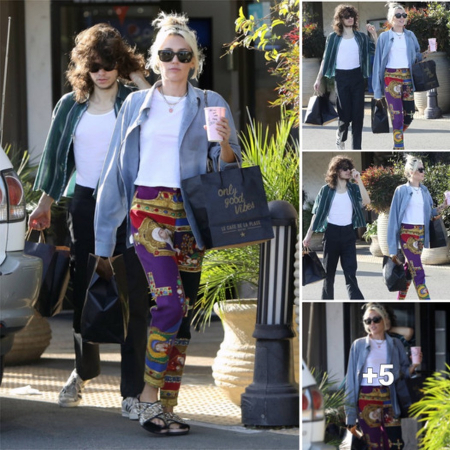 “Miley Cyrus’s Fun Brunch Date in Malibu with Boyfriend Maxx Morando