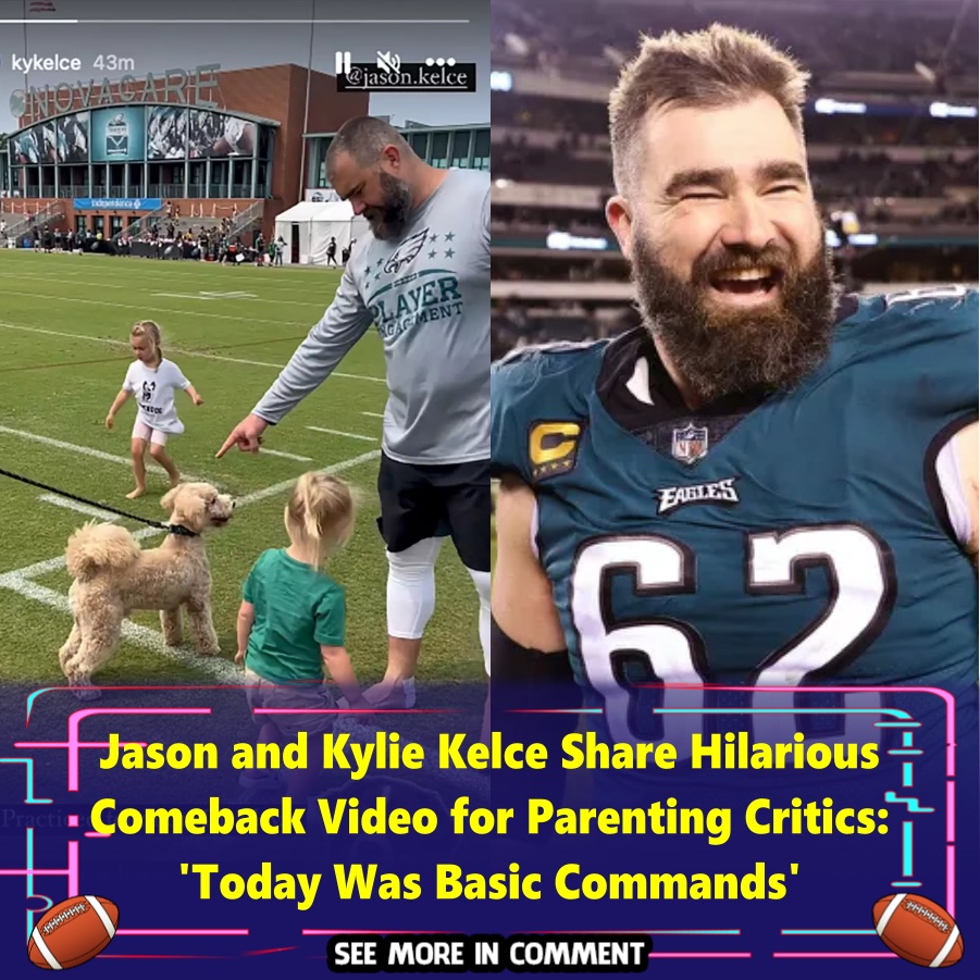 Jason and Kylie Kelce Share Hilarious Comeback Video for Parenting