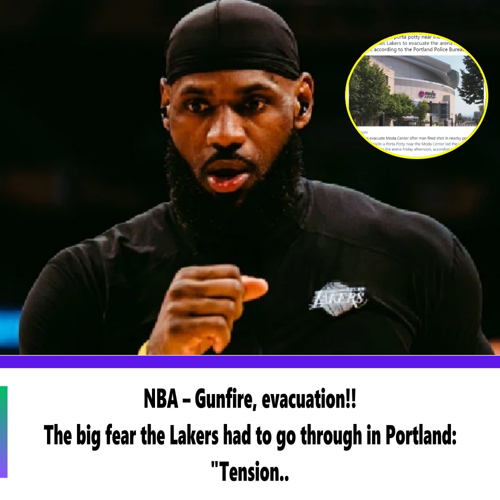 NBA Gunfire Evacuation The Big Fear The Lakers Had To Go Through