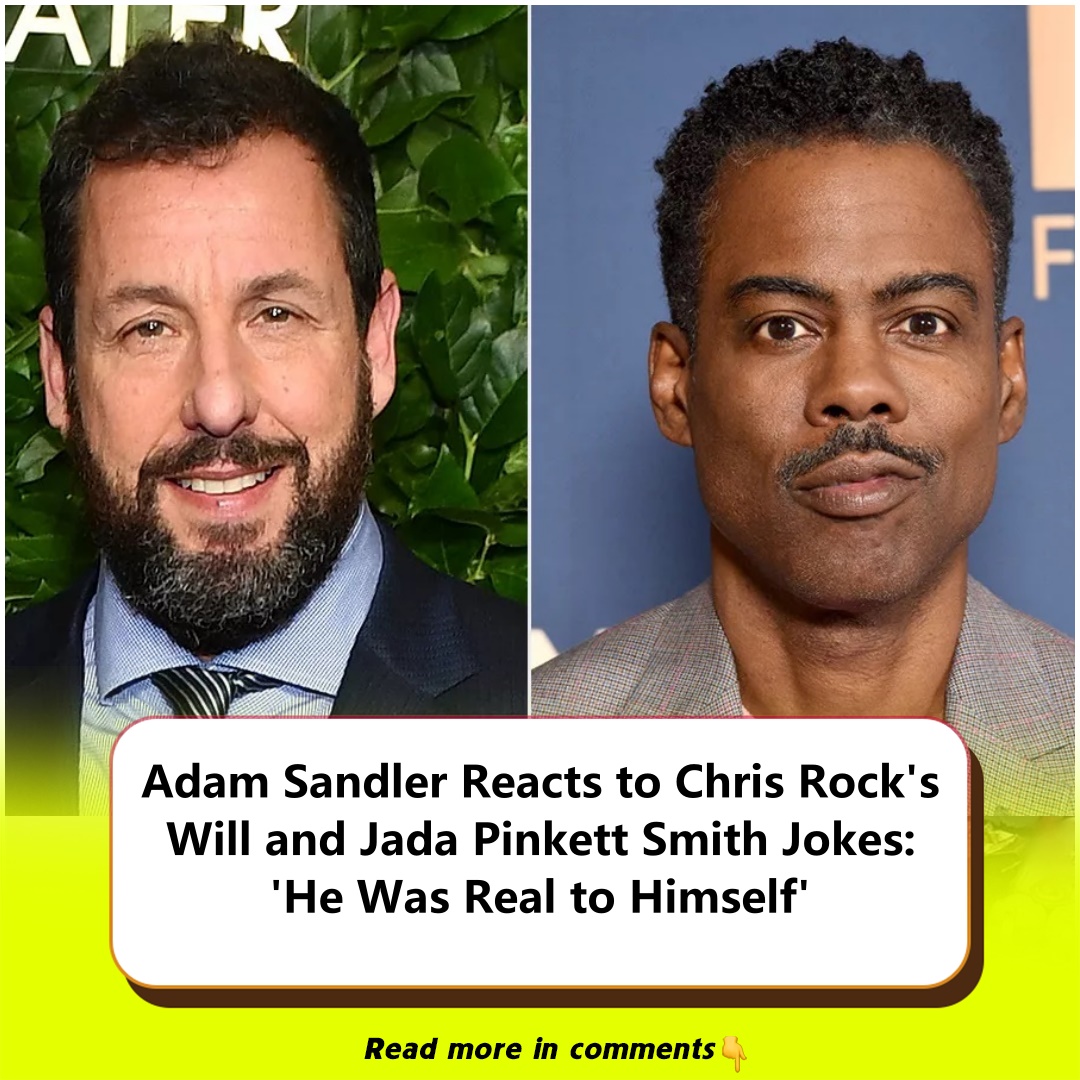 Adam Sandler Reacts to Chris Rock's Will and Jada Pinkett Smith Jokes