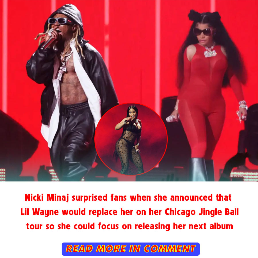 Nicki Minaj surprised fans when she announced that Lil Wayne would