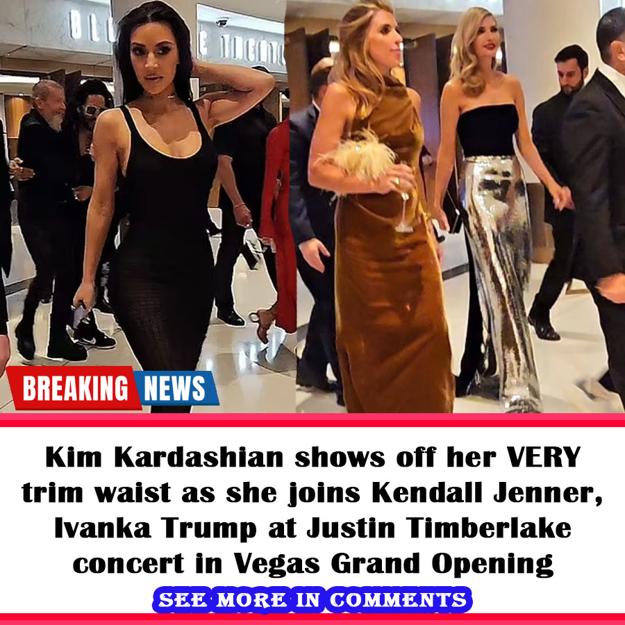 Kim Kardashian shows off her VERY trim waist as she joins Kendall(02)