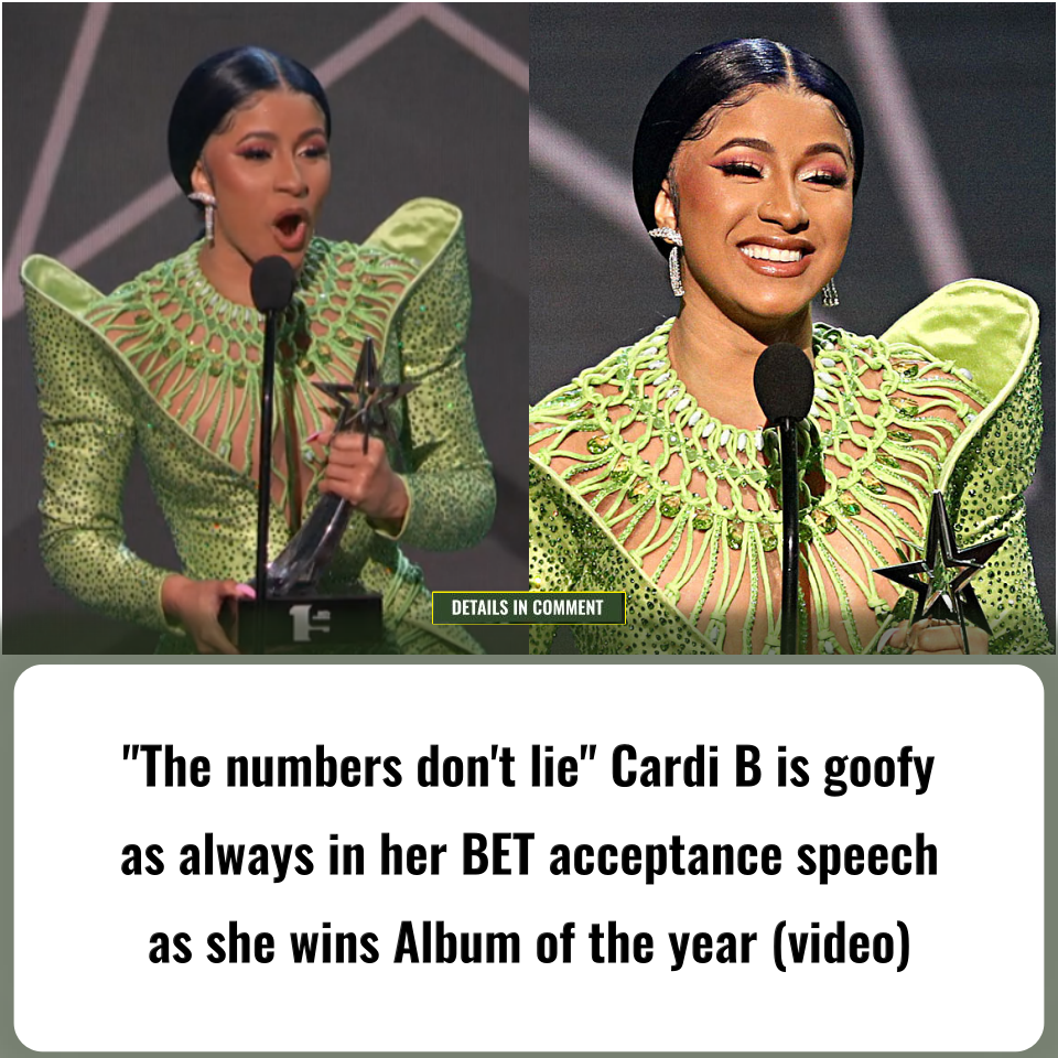 "The Numbers Don't Lie" Cardi B Is Goofy As Always In Her BET ...