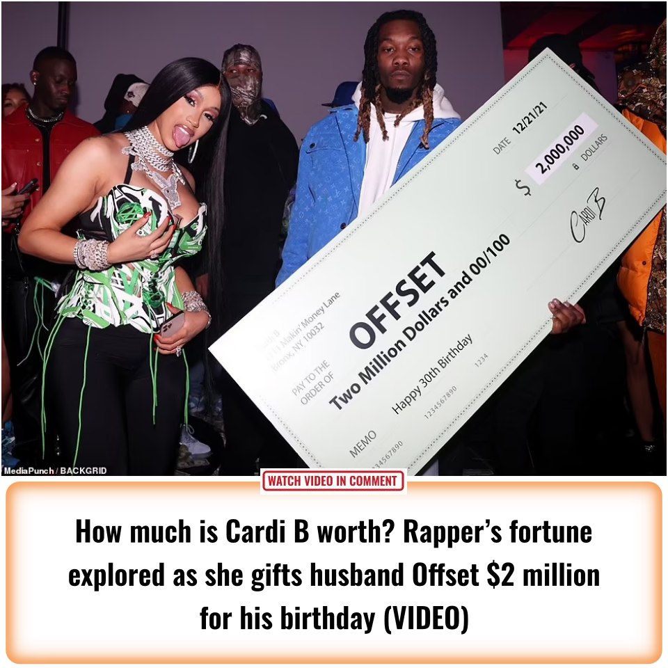 How much is Cardi B worth? Rapper’s fortune explored as she gifts