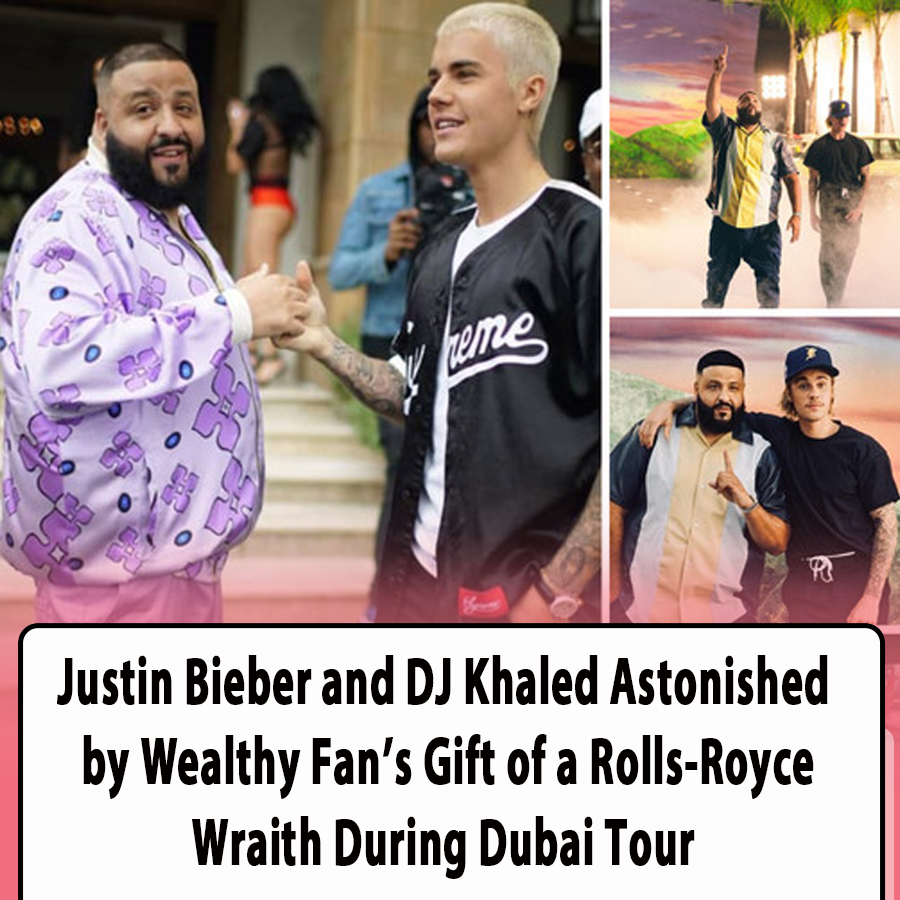 Justin Bieber and DJ Khaled Astonished by Wealthy Fan’s Gift of a Rolls