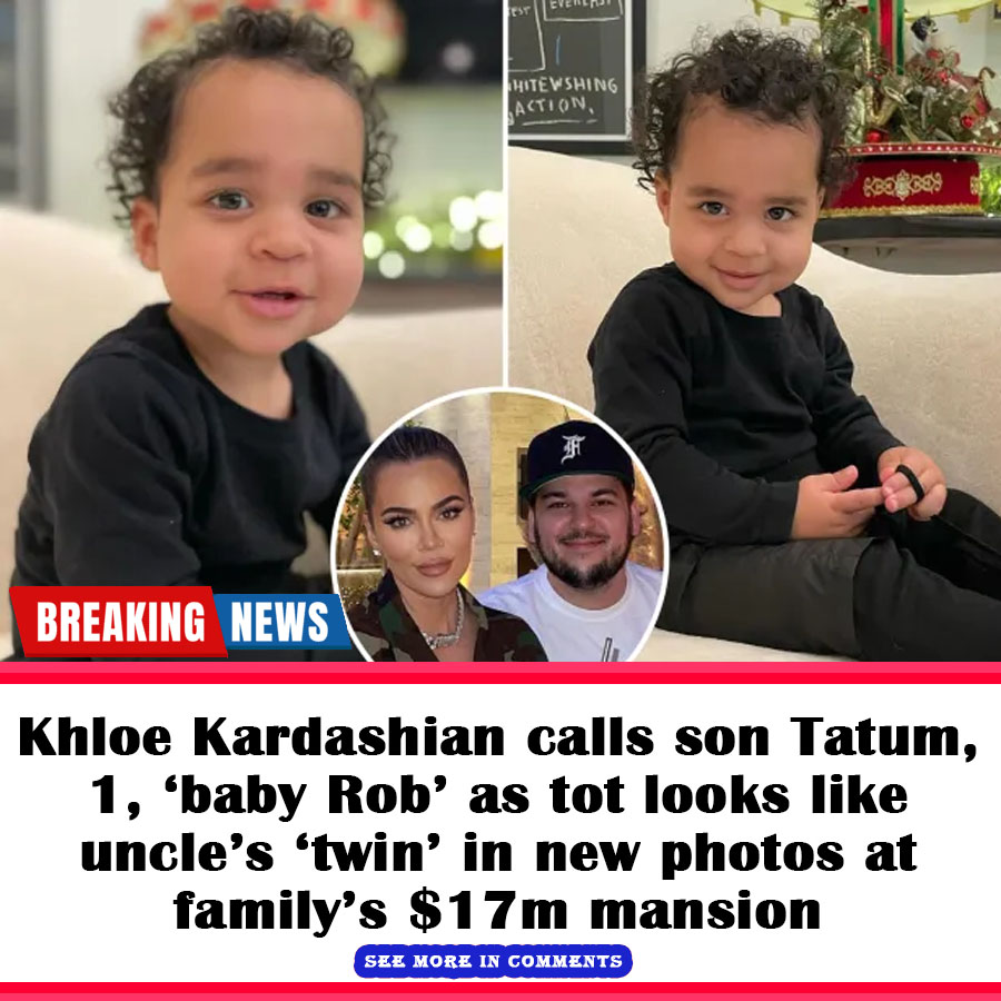 Khloe Kardashian Calls Son Tatum 1 Baby Rob As Tot Looks Like Uncle