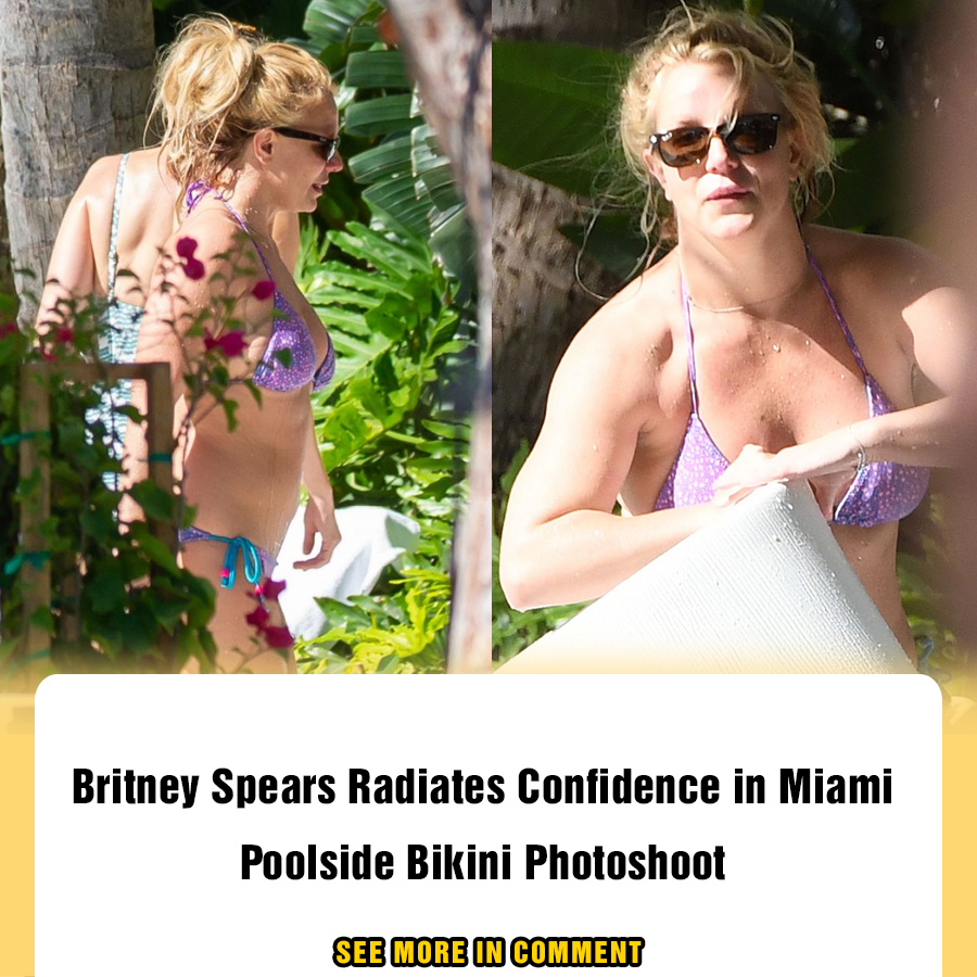 Britney Spears Radiates Confidence In Miami Poolside Bikini Photoshoot