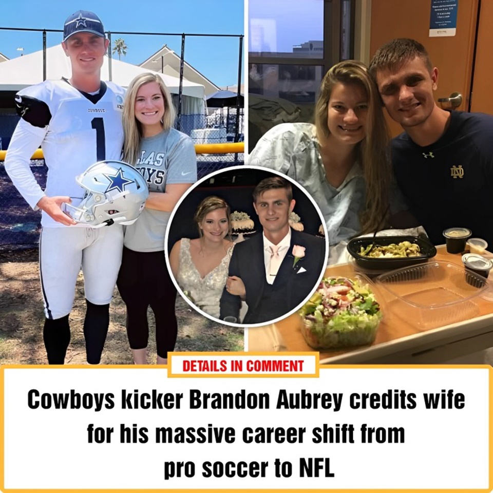 Cowboys Kicker Brandon Aubrey Credits Wife For His Massive Career Shift ...