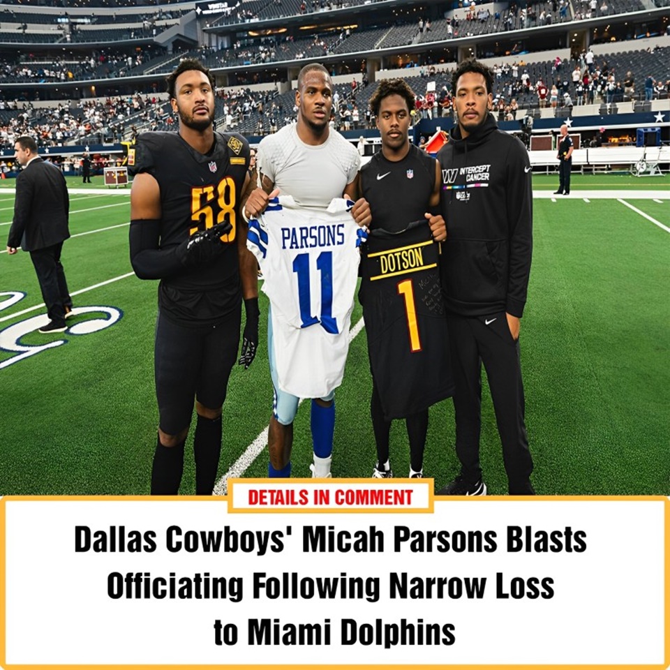 Dallas Cowboys' Micah Parsons Blasts Officiating Following Narrow Loss ...