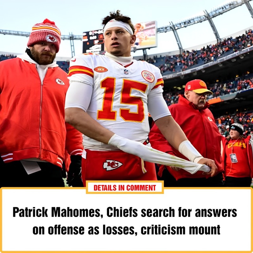 Patrick Mahomes, Chiefs Search For Answers On Offense As Losses ...