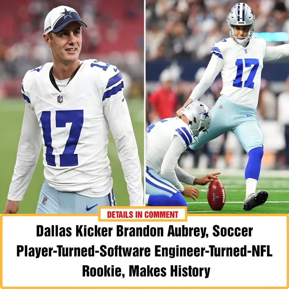 Dallas Kicker Brandon Aubrey, Soccer PlayerTurnedSoftware Engineer