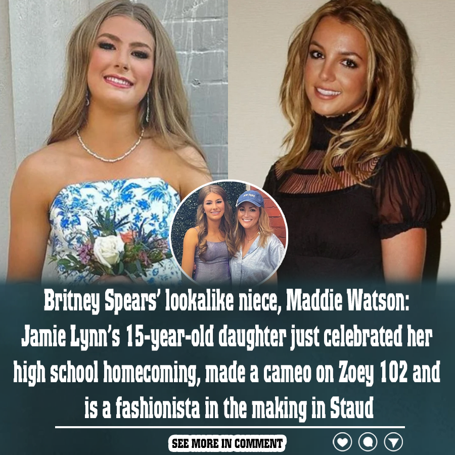 Britney Spears Lookalike Niece Maddie Watson Jamie Lynns 15 Year