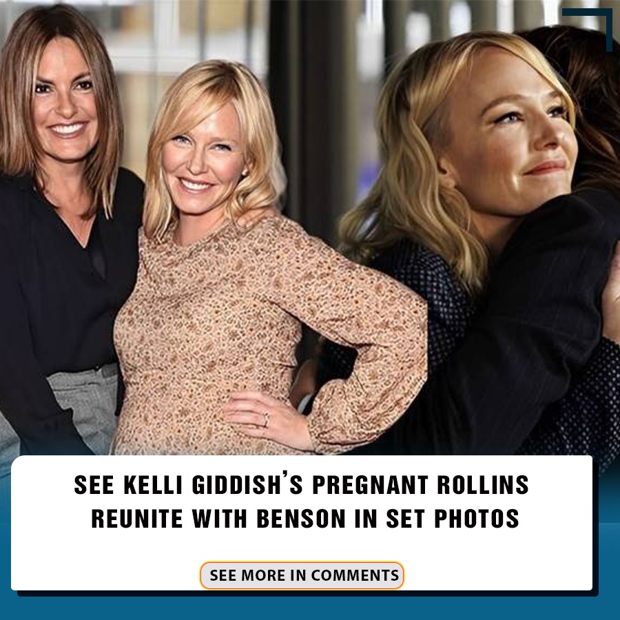 ‘SVU’ See Kelli Giddish’s Pregnant Rollins Reunite With Benson in Set
