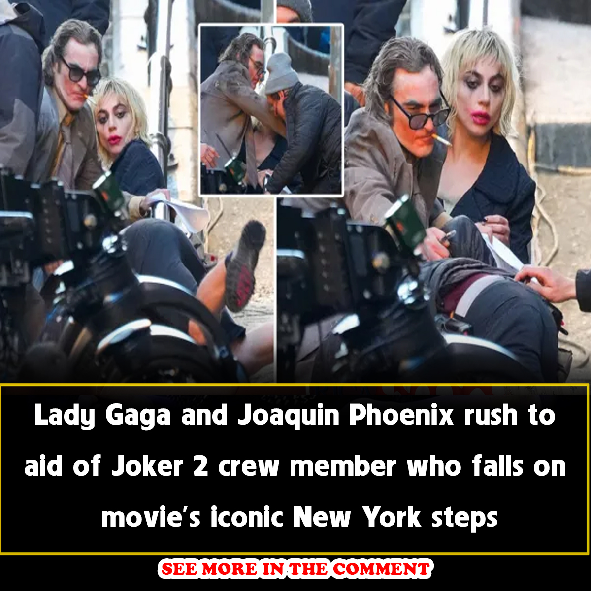 Lady Gaga And Joaquin Phoenix Rush To Aid Of Joker 2 Crew Member Who ...