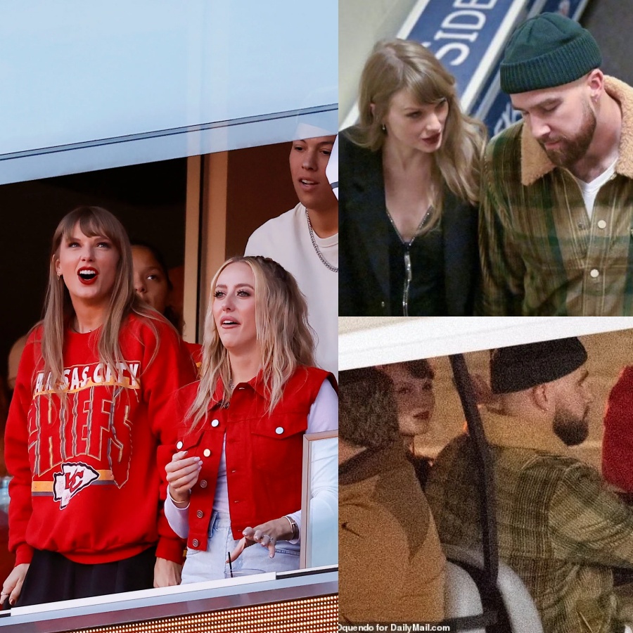 Taylor Swift Consoles Dejected Boyfriend Travis Kelce As They Hold ...