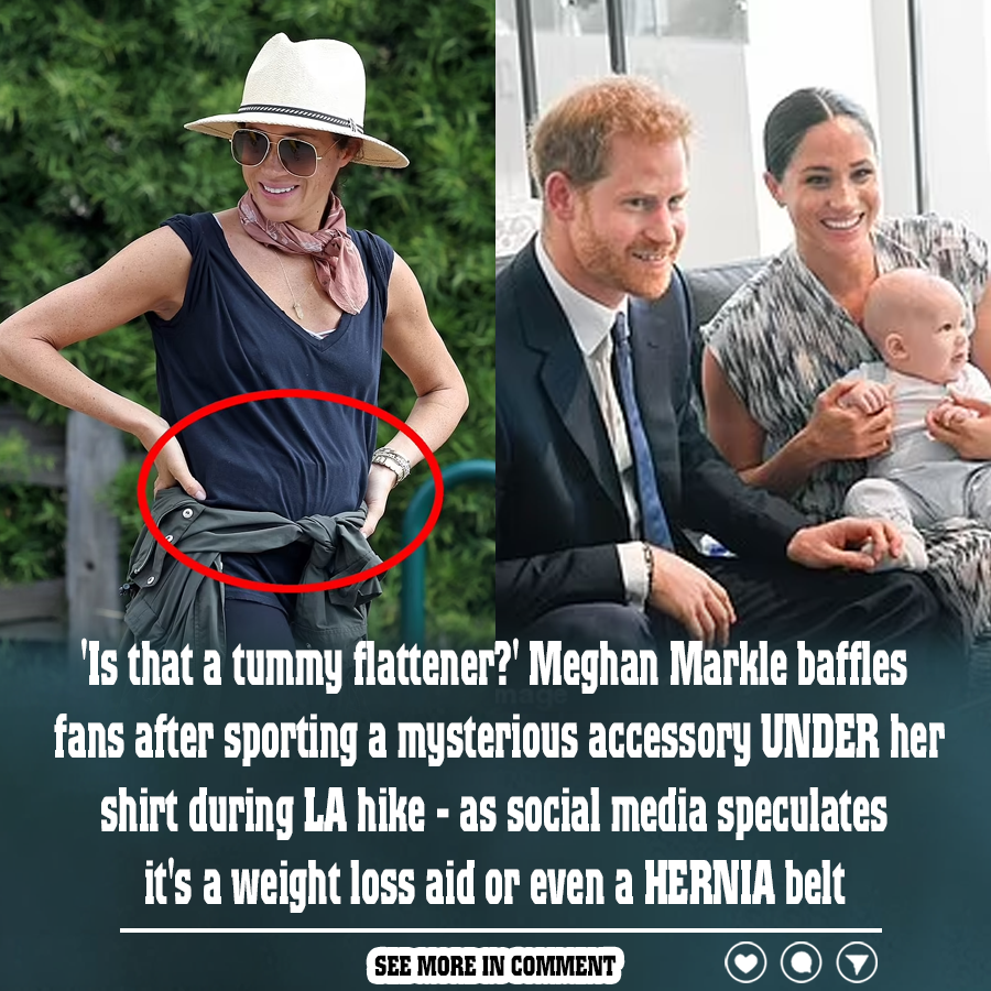 Is That A Tummy Flattener Meghan Markle Baffles Fans After Sporting A Mysterious Accessory