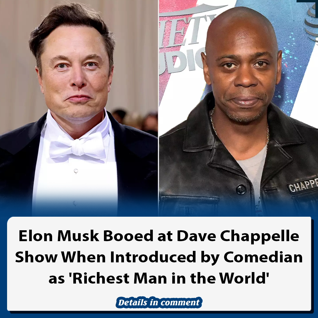 Elon Musk Booed at Dave Chappelle Show When Introduced by Comedian as