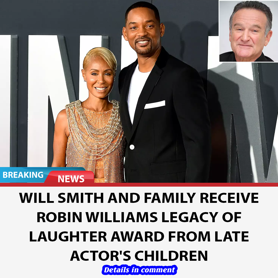 Will Smith and Family Receive Robin Williams Legacy of Laughter Award