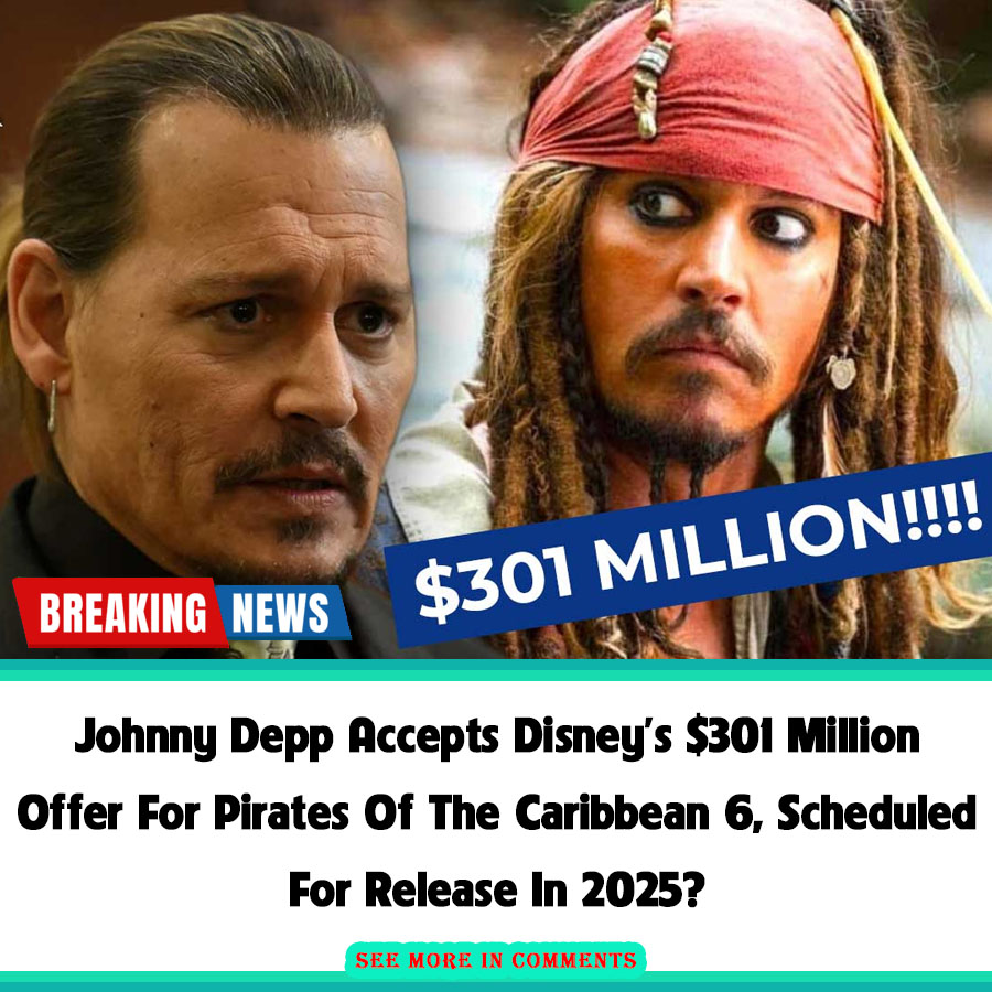 Johnny Depp Accepts Disney’s 301 Million Offer For Pirates Of The