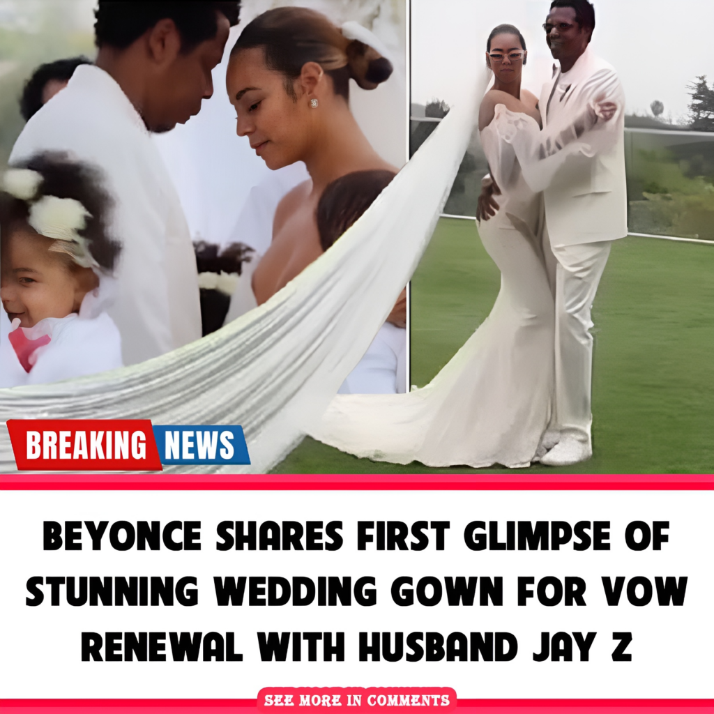 Beyonce Shares First Glimpse Of Stunning Wedding Gown For Vow Renewal With Husband Jay Z News