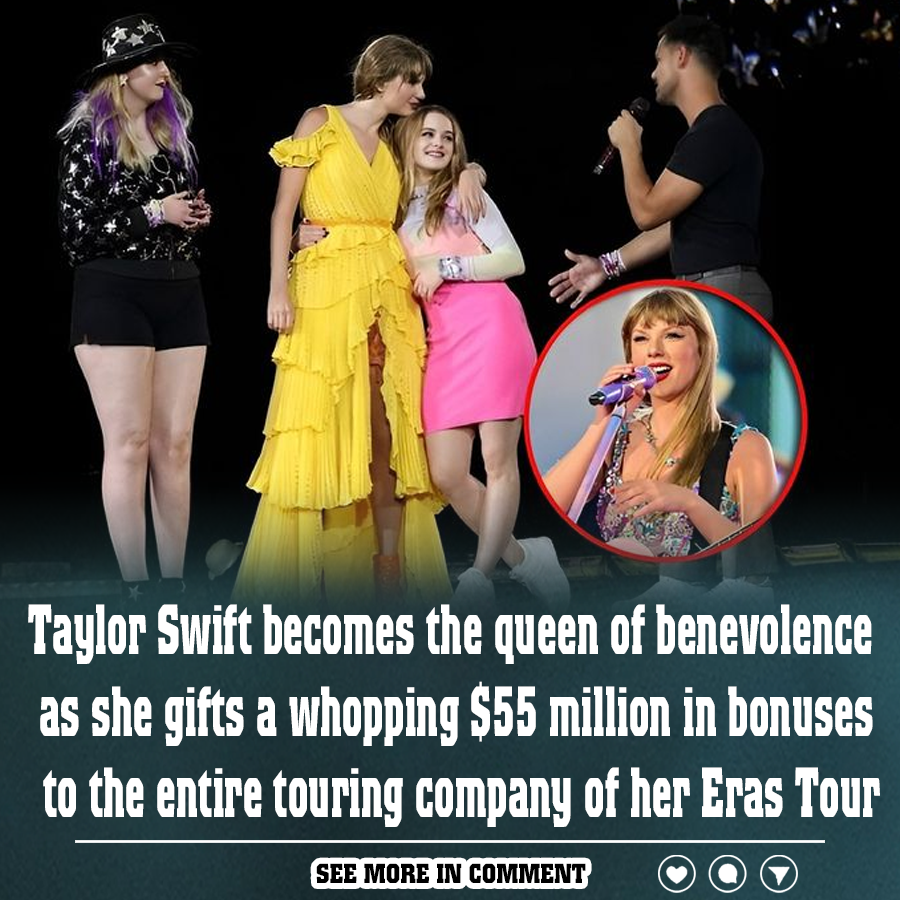 Taylor Swift the queen of benevolence as she gifts a whopping