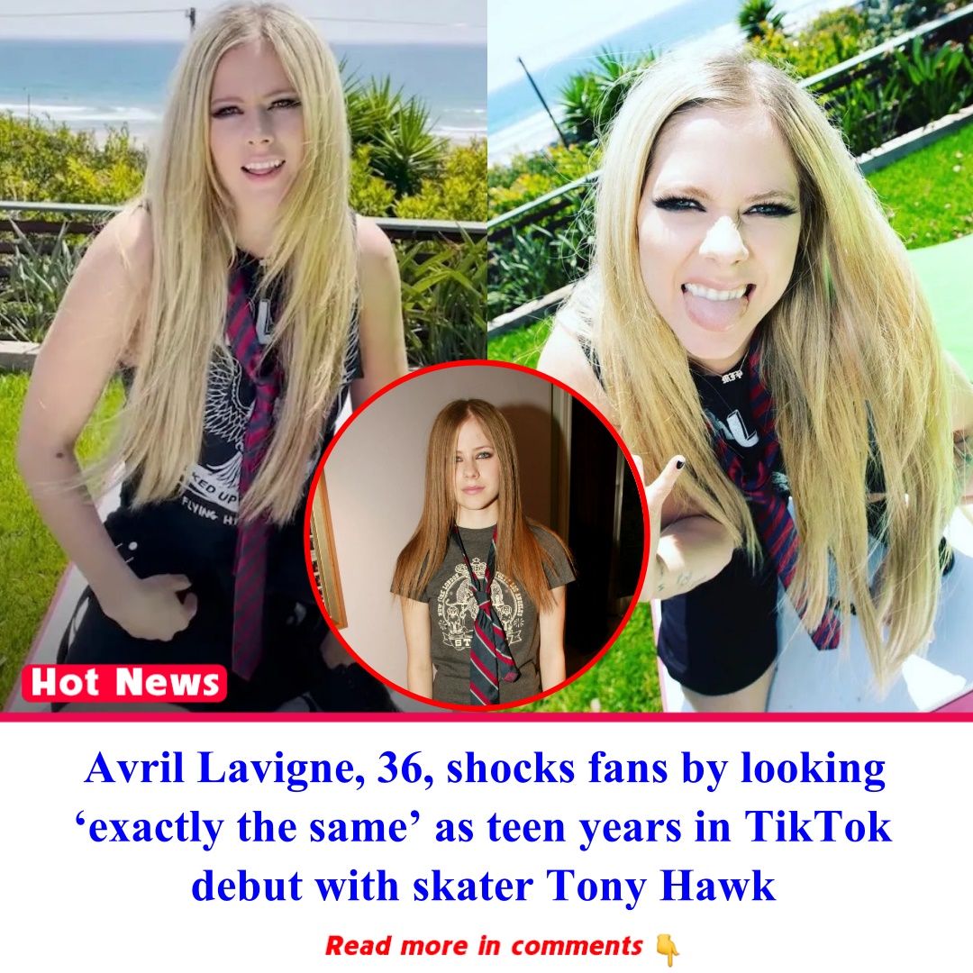 Avril Lavigne 36 Shocks Fans By Looking Exactly The Same As Teen