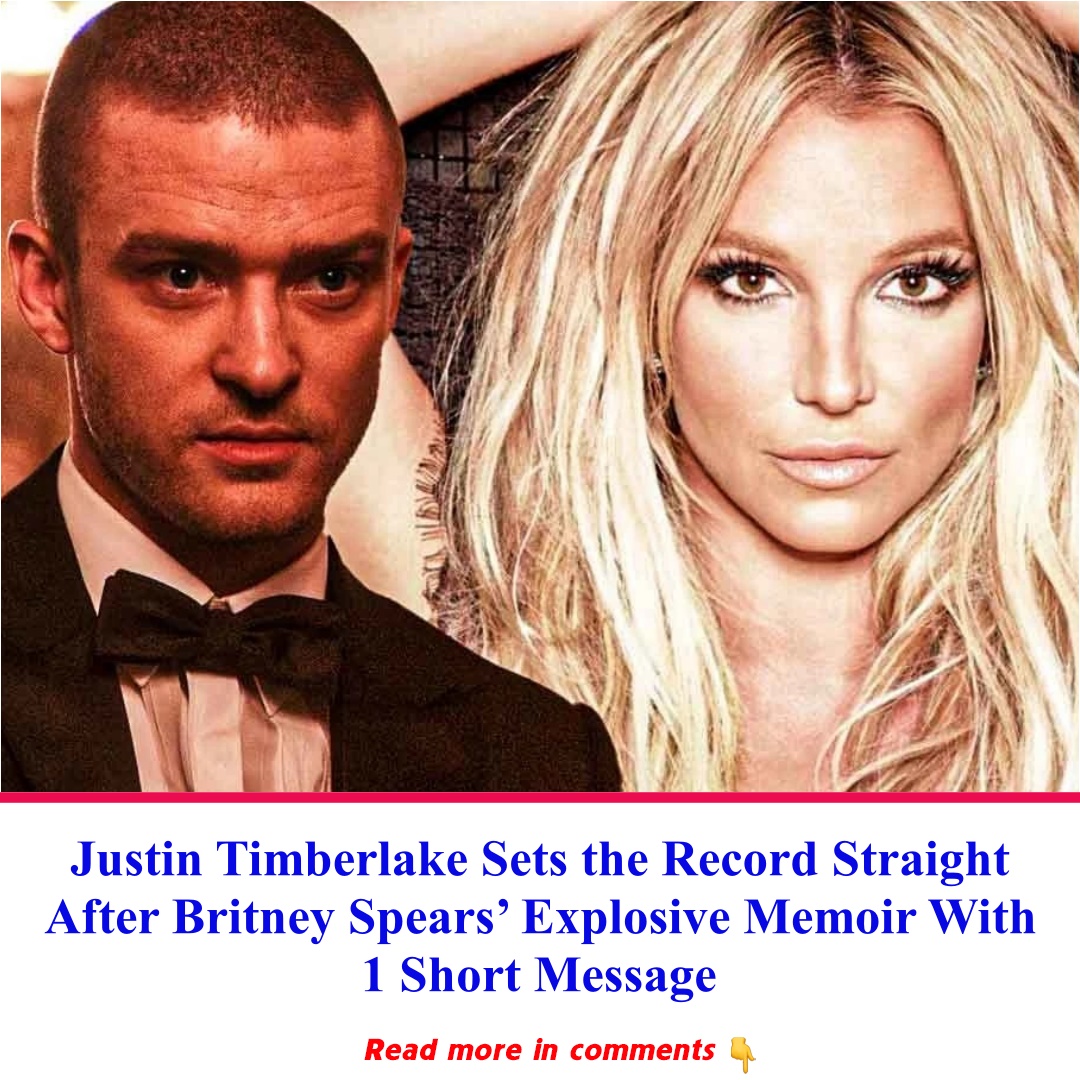 Justin Timberlake Set The Record Straight After Britney Spears