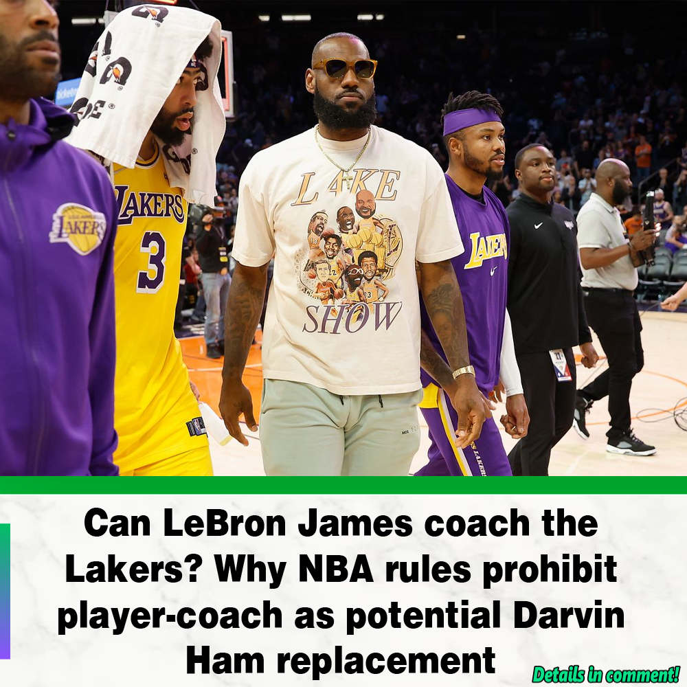 Can LeBron James Coach The Lakers? Why NBA Rules Prohibit Player-coach ...