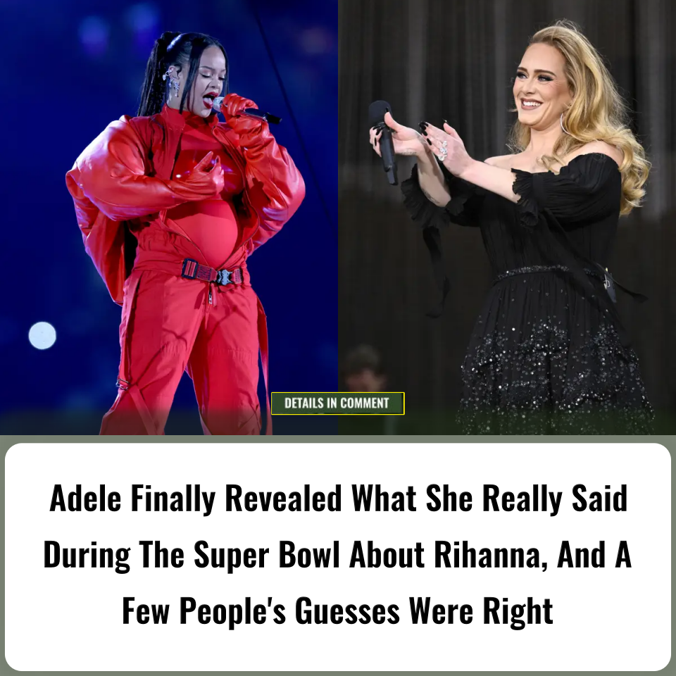 Adele Finally Revealed What She Really Said During The Super Bowl About