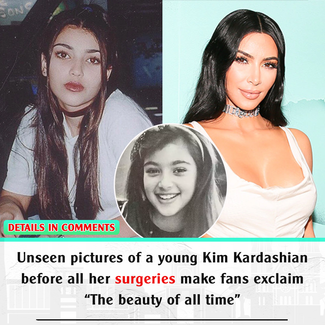 Unseen Pictures Of A Young Kim Kardashian Before All Her Surgeries Make Fans Exclaim The Beauty 2561