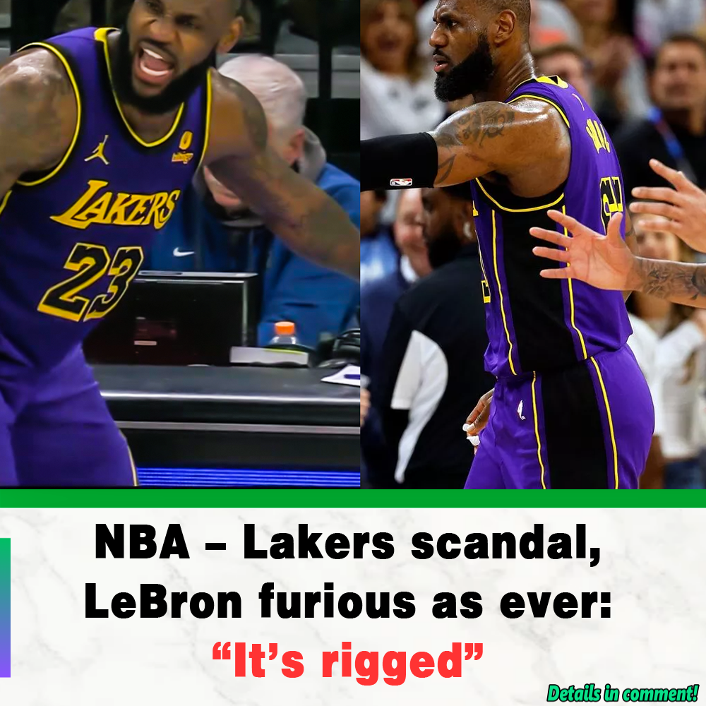 NBA Lakers Scandal LeBron Furious As Ever Its Rigged News