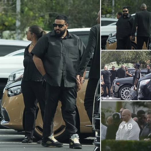 DJ Khaled and Fat Joe attend Raul Conde's funeral in Florida after the