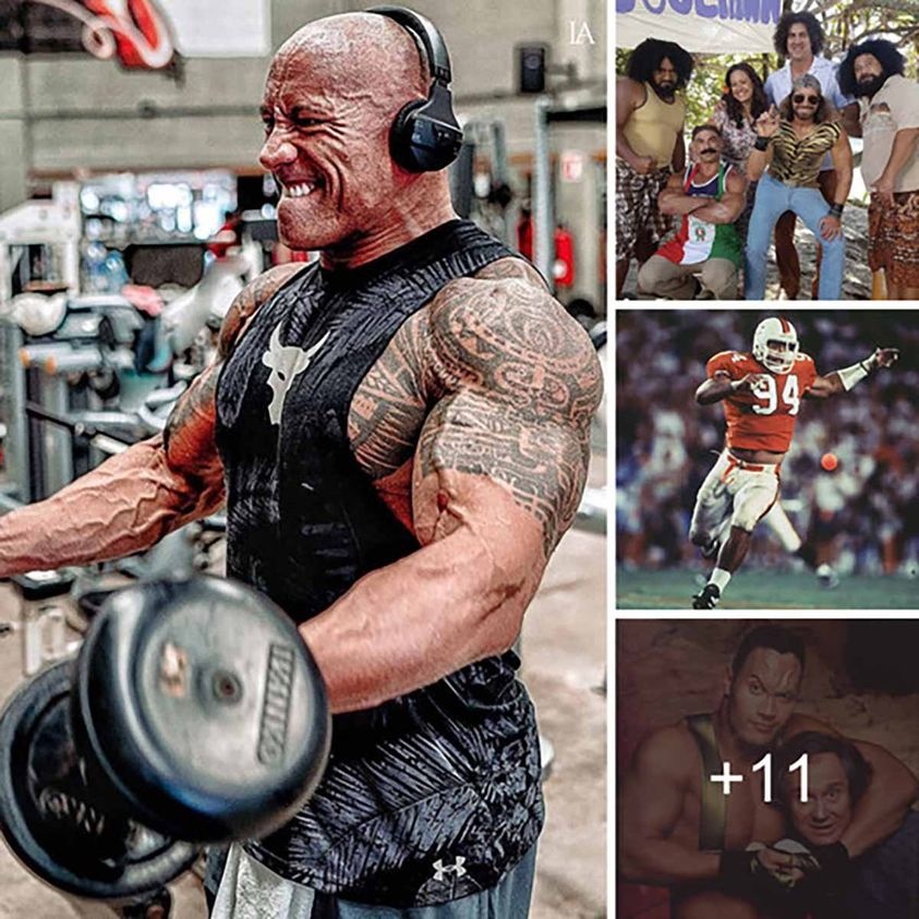 Inspirational childhood pictures of Dwayne ‘The Rock’ Johnson and some