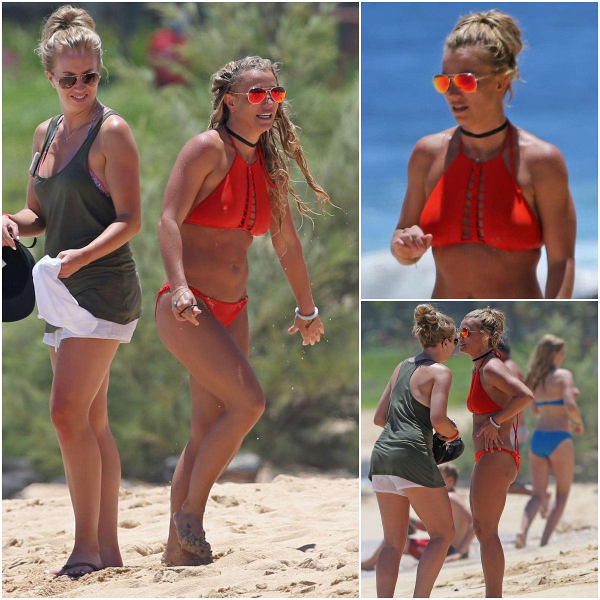 Britney Spears Radiates Confidence In Red Bikini On The Shores Of