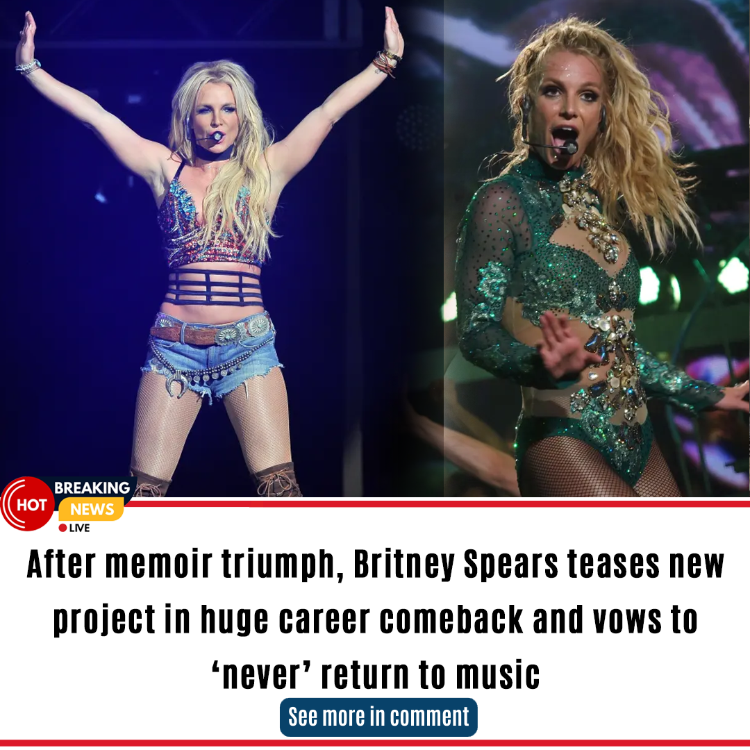 After Memoir Triumph Britney Spears Teases New Project In Huge Career