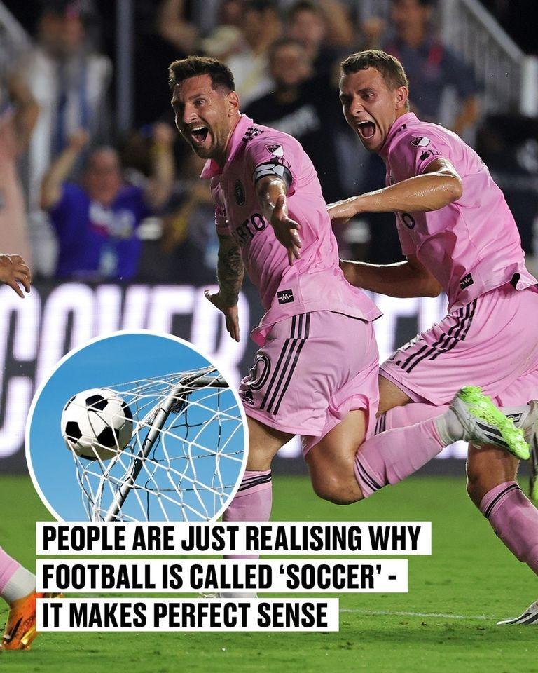 People are just realising why football is called 'soccer', it makes
