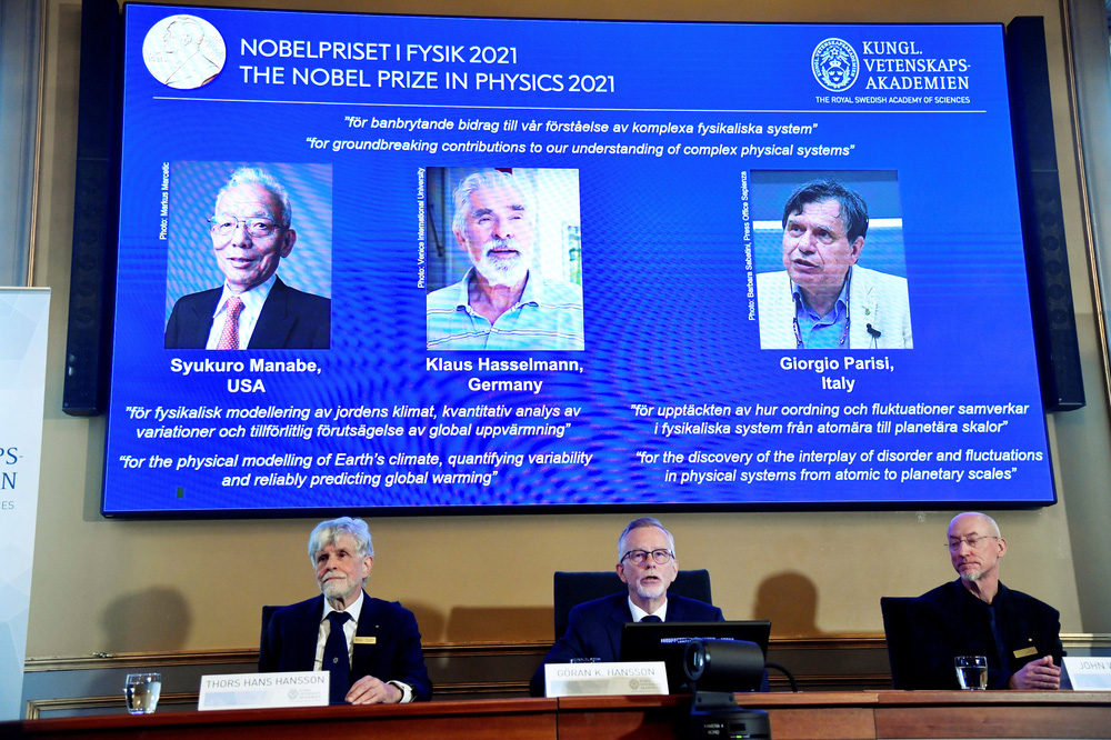 Nobel Vật lý 2021 hơn 1 triệu đô đã có chủ nhân: Vinh danh người có công trình cảnh báo thế giới về thảm họa tương lai - Ảnh 3.