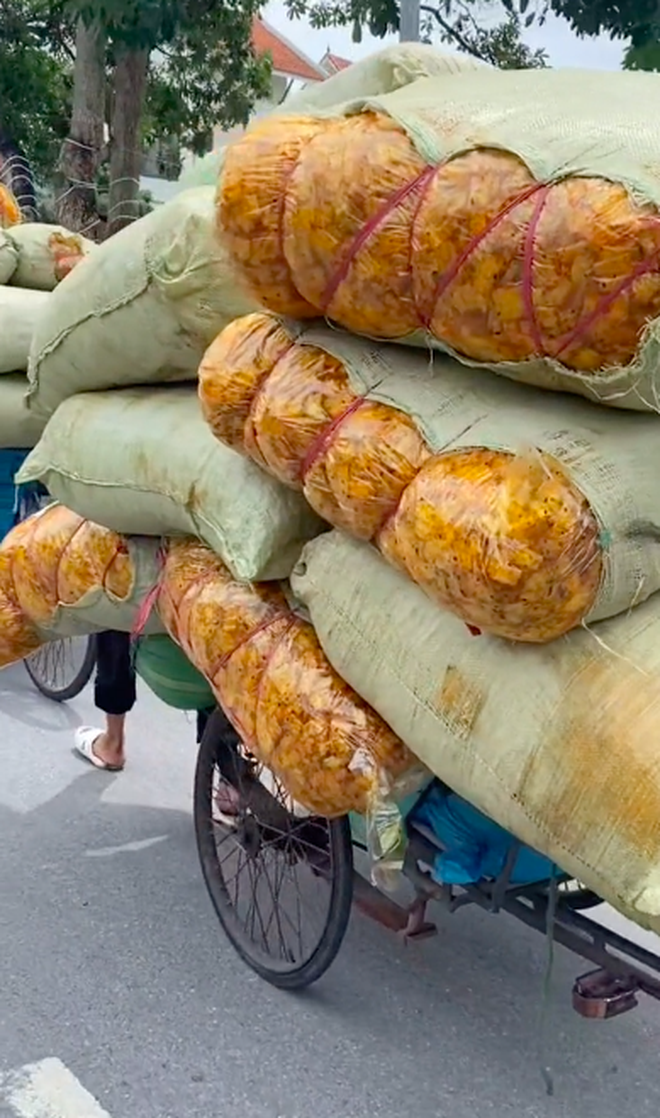 Thấy cảnh món ăn vặt quen thuộc ở Việt Nam được chất đầy trên xe xích lô, dân mạng hốt hoảng: Từ nay nên ăn nữa không? - Ảnh 3.