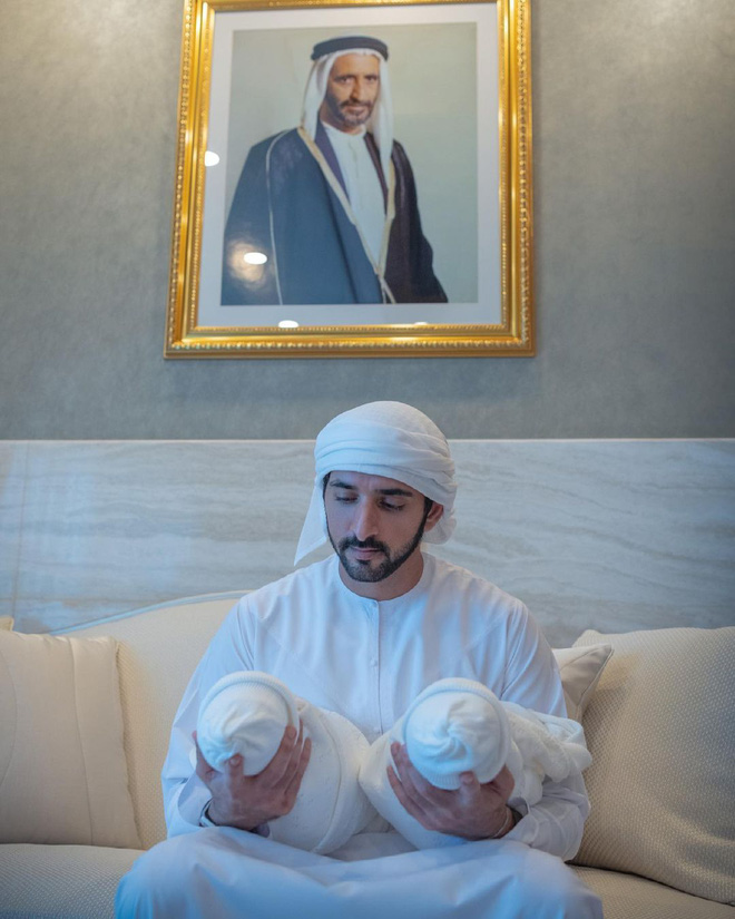 Thái tử đẹp trai nhất Dubai làm triệu fan nữ ngỡ ngàng khi khoe hai con sinh đôi, danh tính người vợ bí ẩn càng gây tò mò - Ảnh 4.