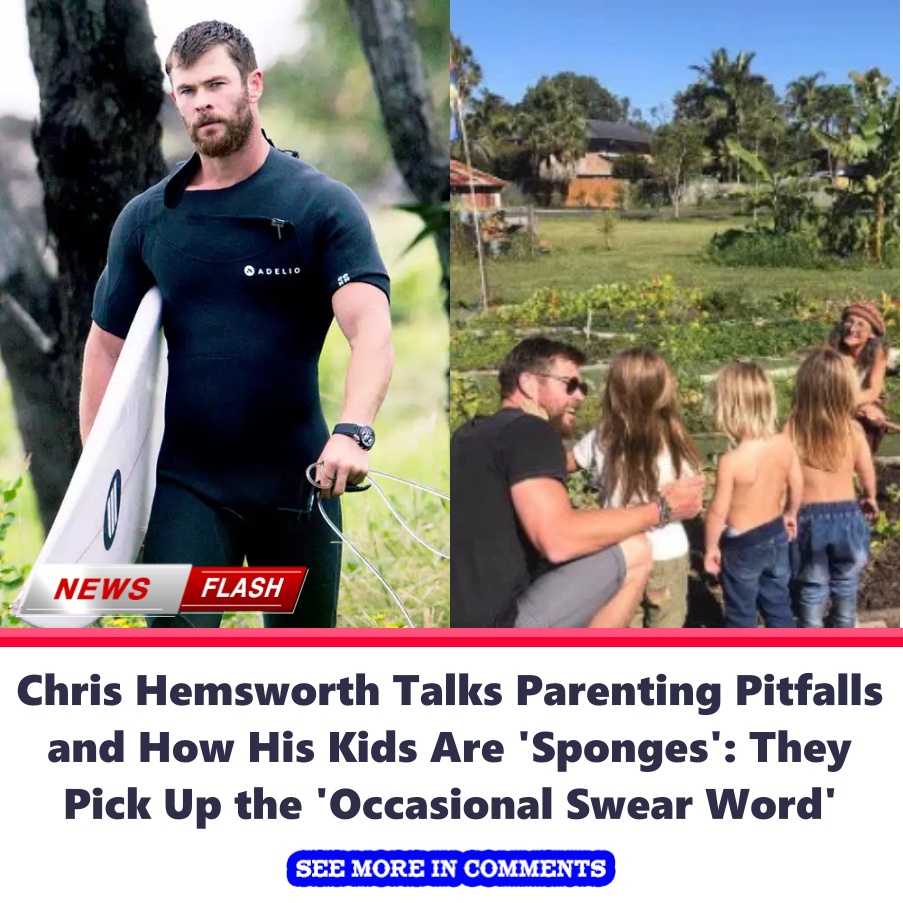 Chris Hemsworth Talks Parenting Pitfalls and How His Kids Are 'Sponges