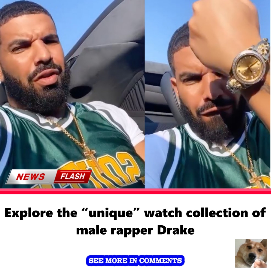 Explore the “unique” watch collection of male rapper Drake - News