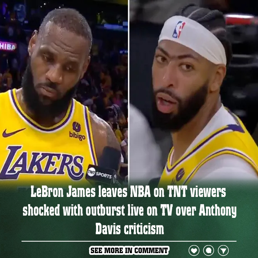 LeBron James Leaves NBA On TNT Viewers Shocked With Outburst Live On TV ...