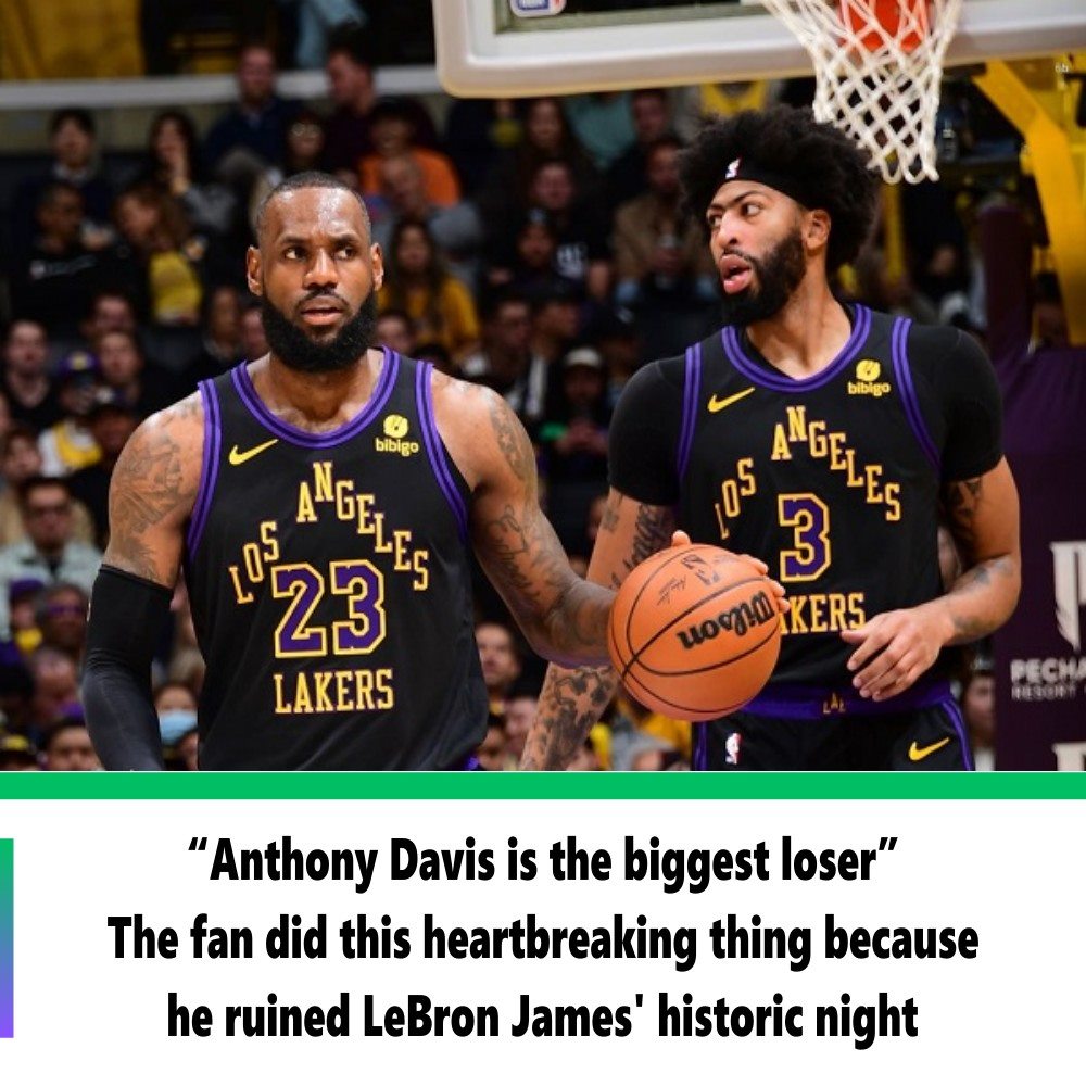 “Anthony Davis is the biggest loser” The fan did this heartbreaking ...