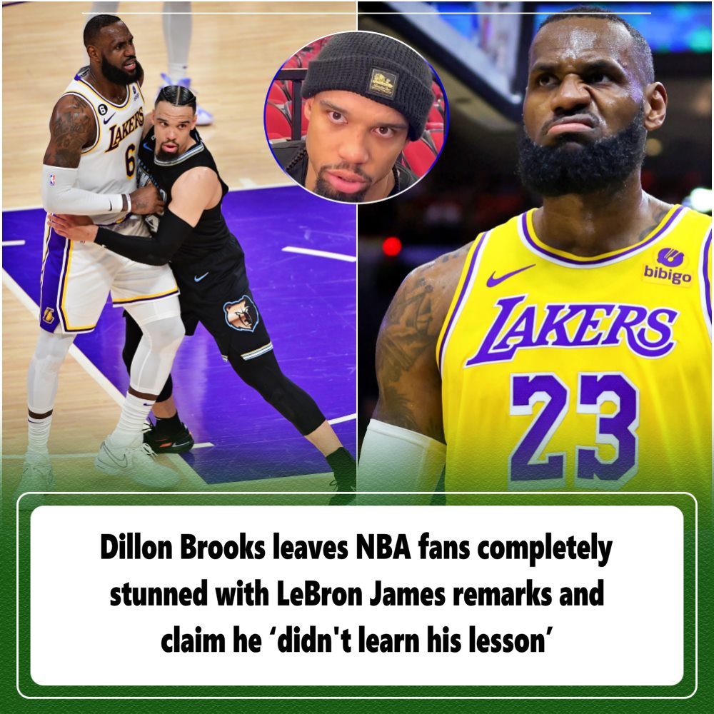 Dillon Brooks leaves NBA fans completely stunned with LeBron James