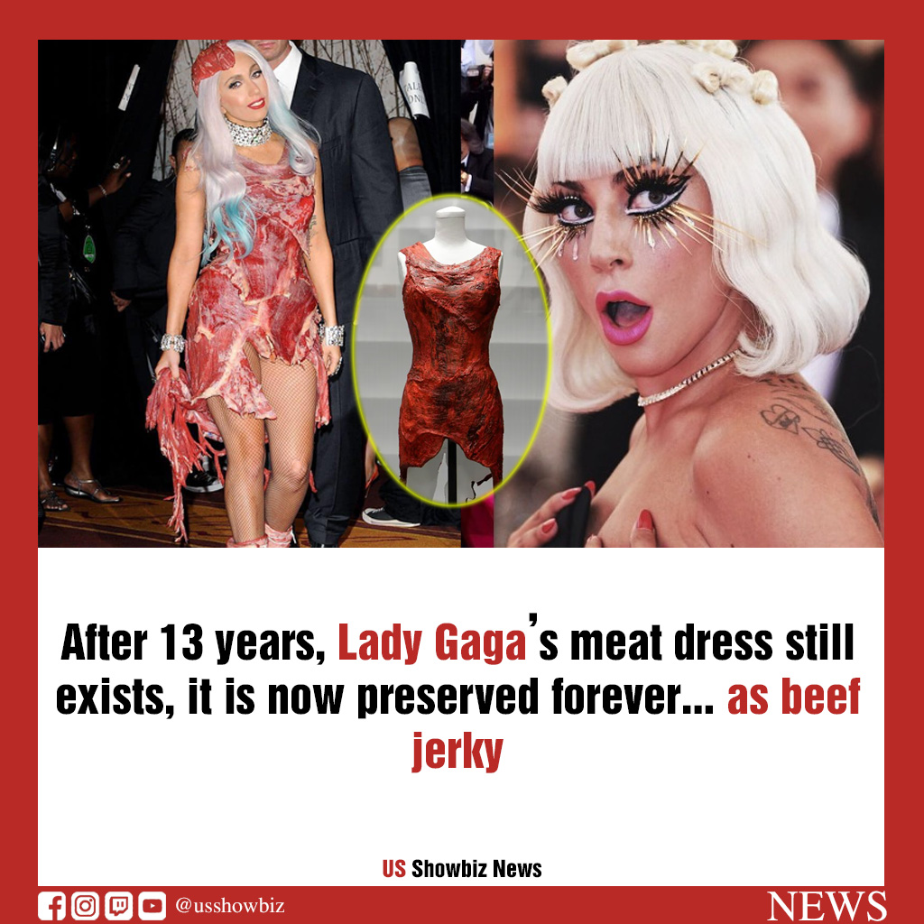 After 13 years, Lady Gaga’s meat dress still exists, it is now