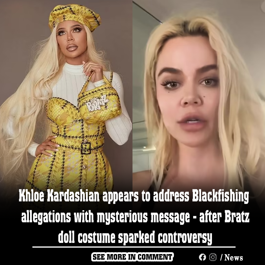 Khloe Kardashian appears to address Blackfishing allegations with