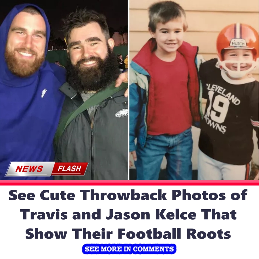 See Cute Throwback Photos of Travis and Jason Kelce That Show Their ...