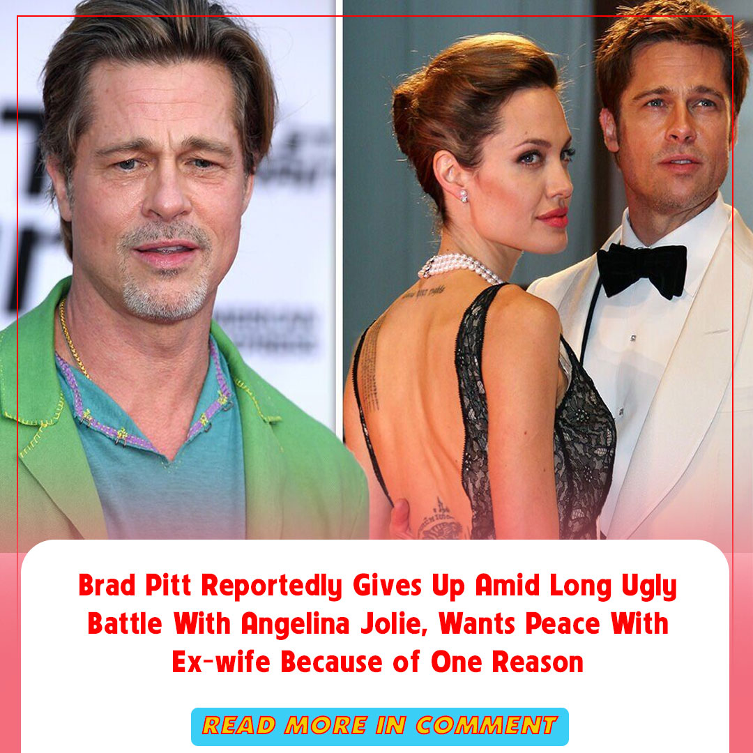 Brad Pitt Reportedly Gives Up Amid Long Ugly Battle With Angelina Jolie Wants Peace With Ex 6529